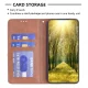 Xiaomi 13 Geometric Pattern Leather Stand Case Cover, Coffee