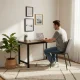 Modernhome Computer Desk 120x60 cm, Dark Walnut