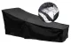 Waterproof Garden Sun Lounger Cover, 210x80x75 cm, Black