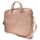Guess Saffiano Script 16\" Laptop Bag, Pink