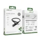 Acefast C1-07 USB Type C to 3.5mm Mini Jack Audio Adapter Cable 18cm, DAC, Black