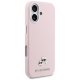 Karl Lagerfeld Karl & Choupette Head Pins Saffiano MagSafe Phone Case Cover iPhone 17 - Pink