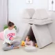 Ecotoys TMSRT-14 Large Modular Kids Sofa, 8 Pieces, Grey