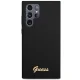 Guess Silicone Vintage Gold Logo Case for Samsung Galaxy S23 Ultra Black