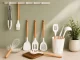 Silicone Kitchen Utensil Set, 11 Pieces, White