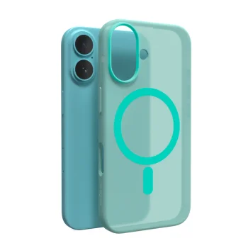 Puro Daylight MagSafe Silicone Case for iPhone 16, Green
