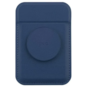 Uniq Flixa magnetic card wallet with stand navy blue