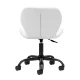4Rico QS-06B Cosmetic Stool, Black/White