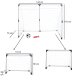 Saliekami bērnu futbola vārti 2in1, 143x110x70cm | Kids Football Goal