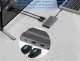 Adapter Usb Type-C - 2X Hdmi, Vga, Lan, 3X Usb Type-A, Sd, Tf, Usb Type-C Pd100W, Aux