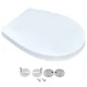 Duo-Sanit Universal Soft-Close Toilet Seat, White