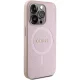 Guess iPhone 15 Pro Case Saffiano MagSafe, Pink
