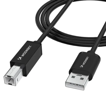 Wozinsky WKDDY4S USB-A to USB-B Cable 480 Mbps 1m - Black
