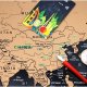 World Map Scratch Card Poster Best Gift for Traveler 23442 (with Accessories)