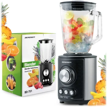 Berdsen BD-751 Glass Jug Blender 1.5L 800W, Black