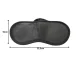 Magnetic Blackout Sleep Mask Adjustable Travel Eye Mask, Black