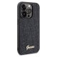 Guess iPhone 14 Pro Max Case Disco Metal Script, Black