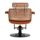 Hairdressing Chair Gabbiano Florencja Brown with Black Base