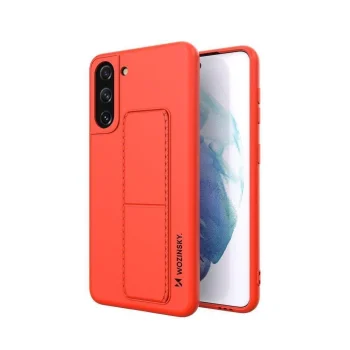 Wozinsky Kickstand Case with Stand for Samsung Galaxy S21+ 5G, Red