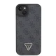 Guess iPhone 15 Plus Case Crossbody 4G Metal Logo, Black