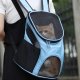 Foldable Mesh Cat Dog Backpack Bag Pet Carrier, Blue