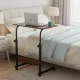ModernHome Mobile Laptop Table, Dark Walnut