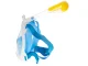 Foldable Full Face Snorkeling Mask, Blue, Size L/XL