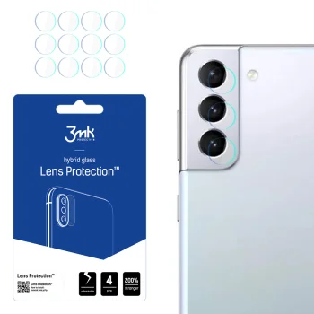 3mk Lens Protection Hybrid Glass for Samsung Galaxy S22 (S901), 4 pcs.