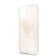 Guess iPhone 11 Pro Case Glitter Triangle, Gold