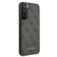 Samsung Galaxy S22 5G (SM-S901) Guess 4G Metal Gold Logo Case Cover, Grey
