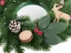 Christmas LED Wreath with Decorations, 20 cm
