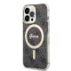Apple iPhone 13 Pro Max 6.7\" Guess 4G Print MagSafe Case Cover (GUBPP13XH4EACSK) + Charger, Black