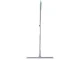 Rubber floor squeegee with telescopic handle, 50 cm, adjustable, green