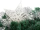 Shatterproof Christmas Tree Top Star, 23 cm, White