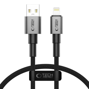 Tech-Protect Ultraboost DNA USB-A to Lightning Cable 12W / 2.4A 25 cm - Gray