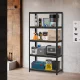 Modernhome Storage Rack with 5 Shelves, 180x90x40 cm, Metal/MDF
