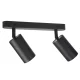 Maclean MCE452 B Wall and Ceiling Spotlight, 2xGU10, Black