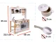 Lulilo Kuketo Wooden Play Kitchen for Kids (MDF), 85cm, with Accessories