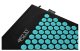 4Fizjo ERGO Acupressure Acupuncture Massage Mat Set with Pillow, 110x42 cm, Black/Blue