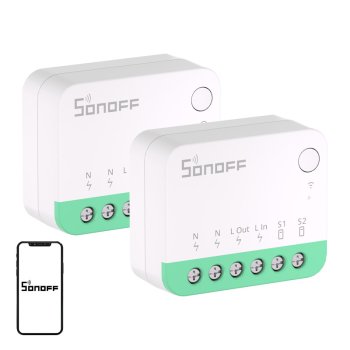 Sonoff MINIR4M (Extreme) Matter Smart Switch, 2-Pack