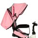 Trike Fix V3 3-in-1 Kids Tricycle with 360 Rotating Seat & Push Handle, Pink