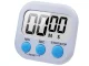 Digital Kitchen Timer with Magnet and LCD Display, White
