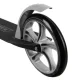 Kruzzel Spidoo Foldable Kids Scooter, 200mm Wheels, Grey/Black
