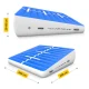 Inflatable Gymnastic Wedge Mat 4FIZJO Air Incline 2 x 2 x 0.6 m with Pump