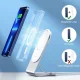 CHOETECH Magnetic Wireless Charger with Stand, 15W, White / Silver