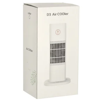 Compact Desktop Air Cooler and Humidifier with USB, White