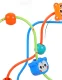 Educational Bead Maze Pull Toy with Animals