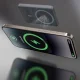 Dudao K28 10000mAh PD 22.5W MagSafe Power Bank with Metal Case and Ring Stand - Silver