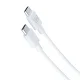 3mk Hyper Charger PD GaN 25W Wall Charger with USB-C Cable, White