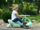 Ecotoys Kids Gravity Ride-On Car with LED Wheels, Green